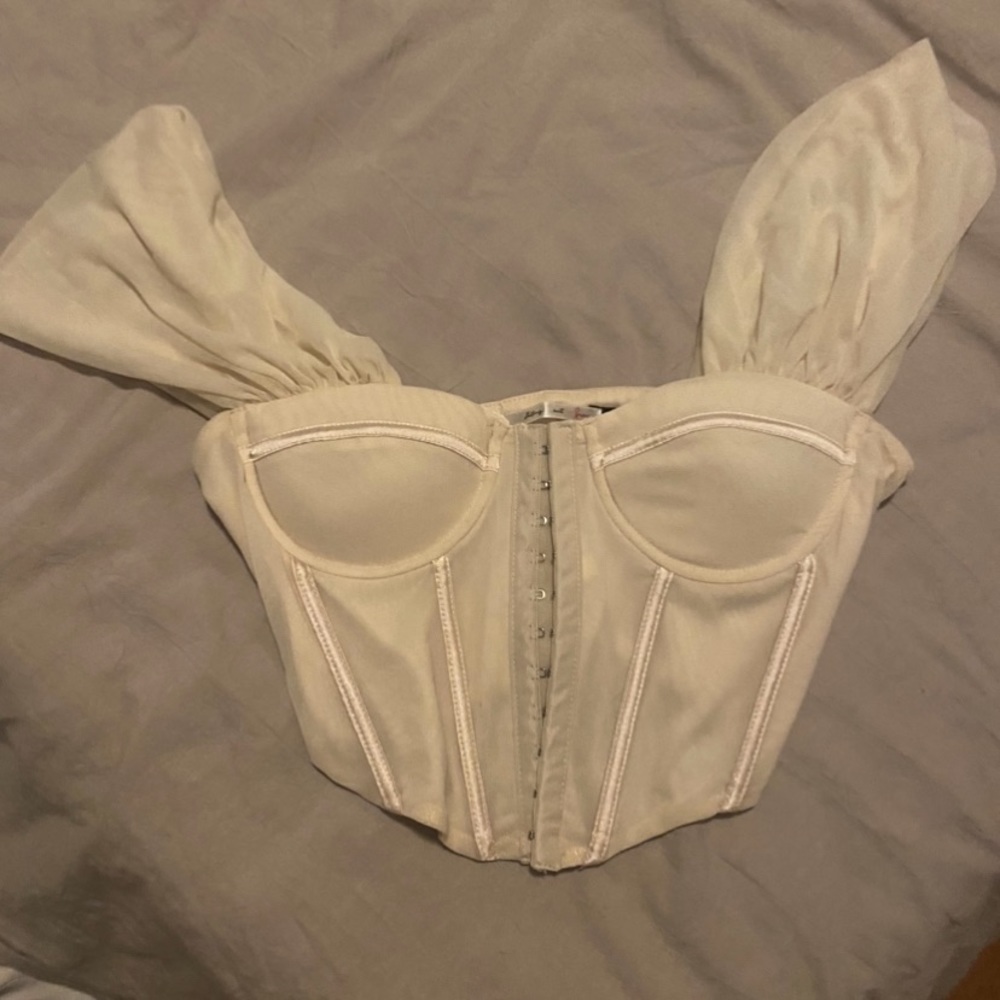 Off the shoulder corset